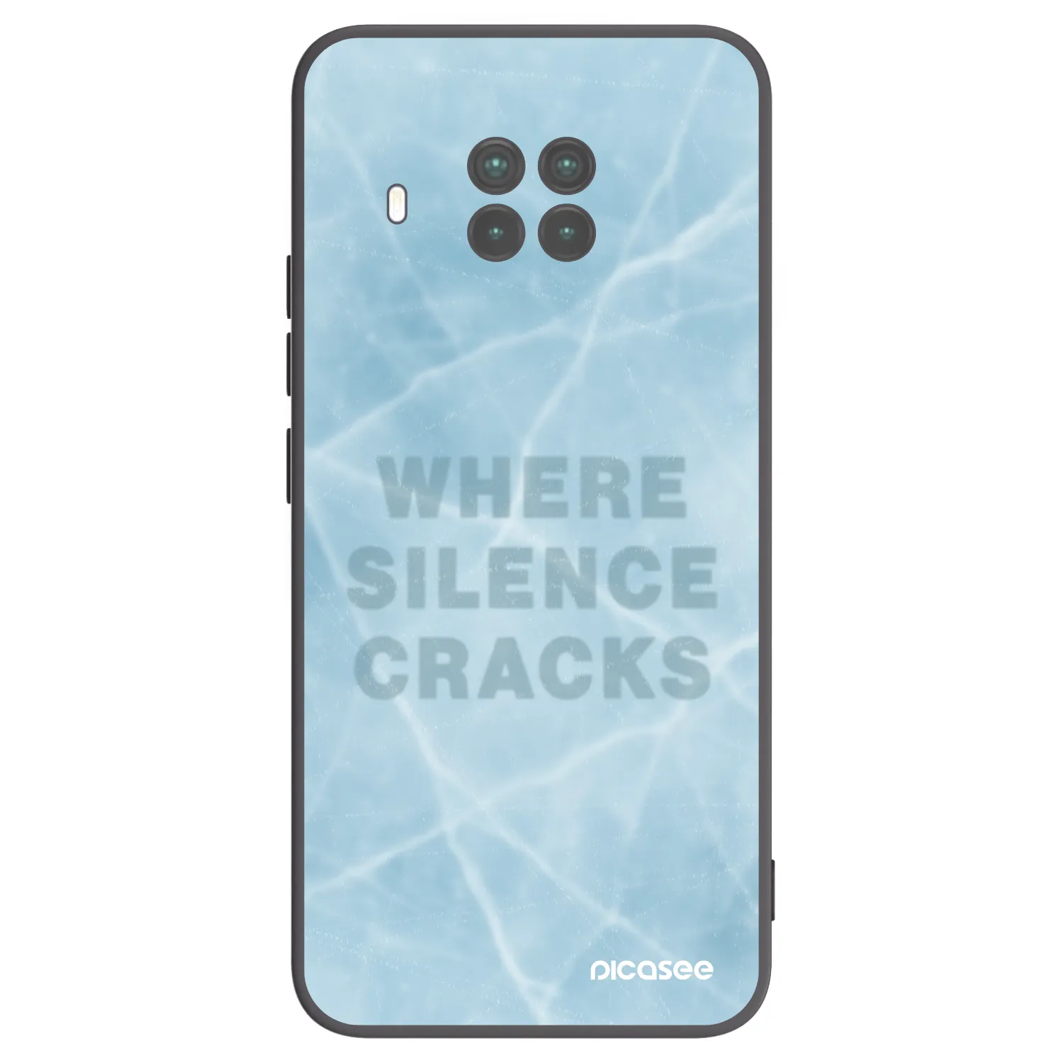 Picasee Xiaomi Mi 10T Lite Hülle - Schwarzes Silikon - SILENCE