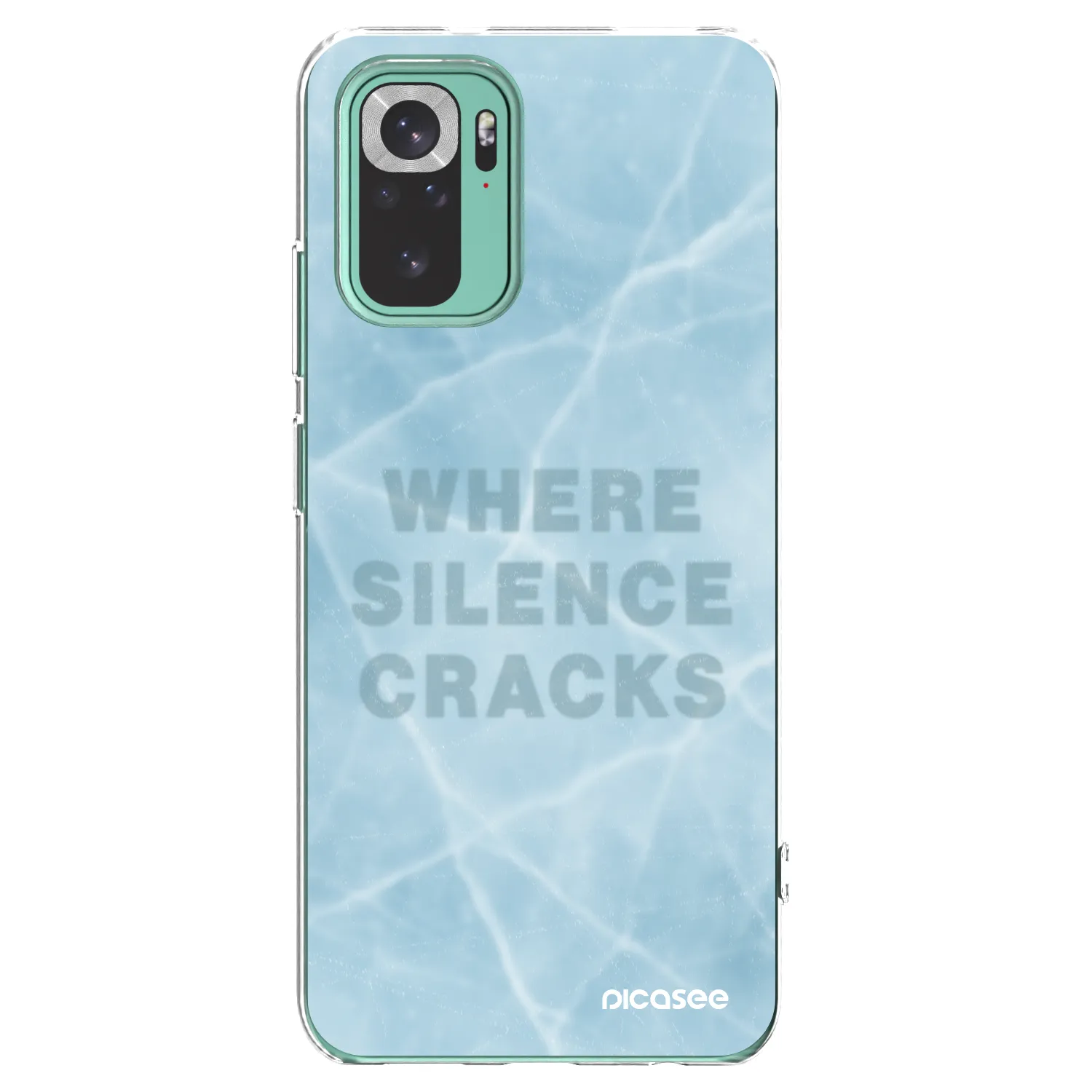 Picasee Xiaomi Redmi Note 10 Pro Hülle - Transparentes Silikon - SILENCE