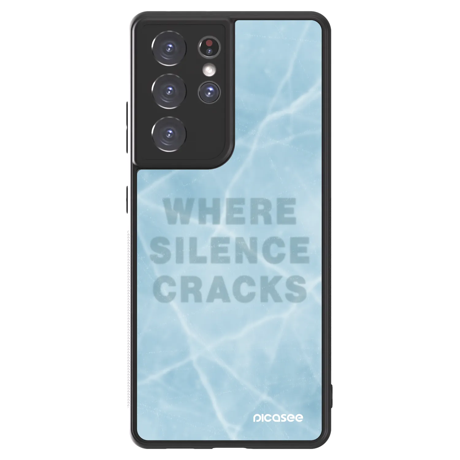Picasee ULTIMATE CASE für Samsung Galaxy S21 Ultra 5G G998B - SILENCE