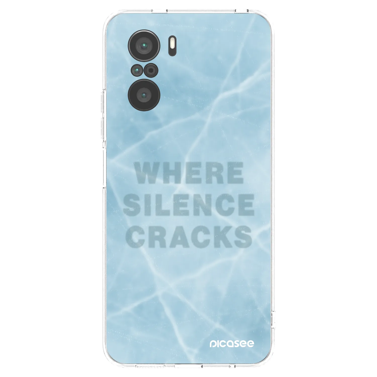 Picasee Xiaomi Poco F3 Hülle - Transparentes Silikon - SILENCE