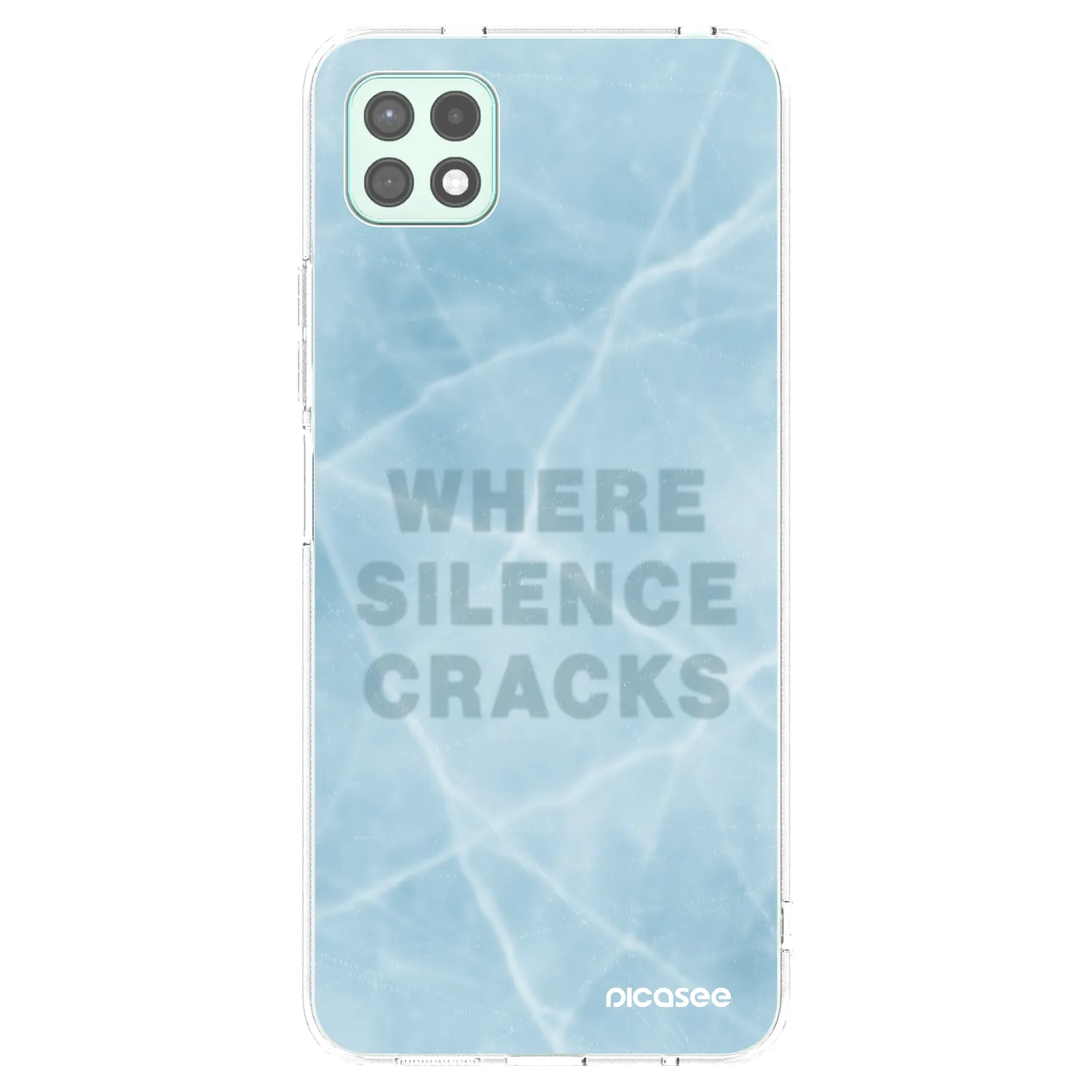 Picasee Samsung Galaxy A22 A226B 5G Hülle - Transparentes Silikon - SILENCE