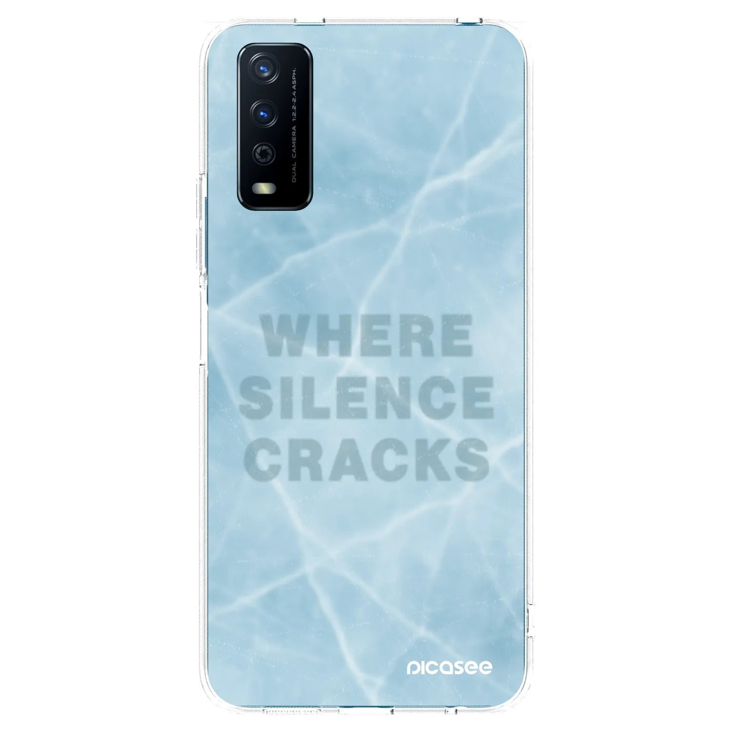 Picasee Vivo Y11s Hülle - Transparentes Silikon - SILENCE
