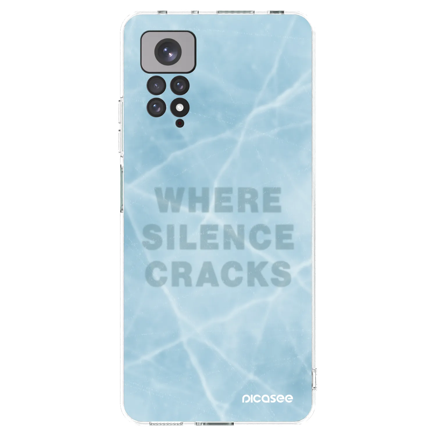 Picasee Xiaomi Redmi Note 11S 4G Hülle - Transparentes Silikon - SILENCE