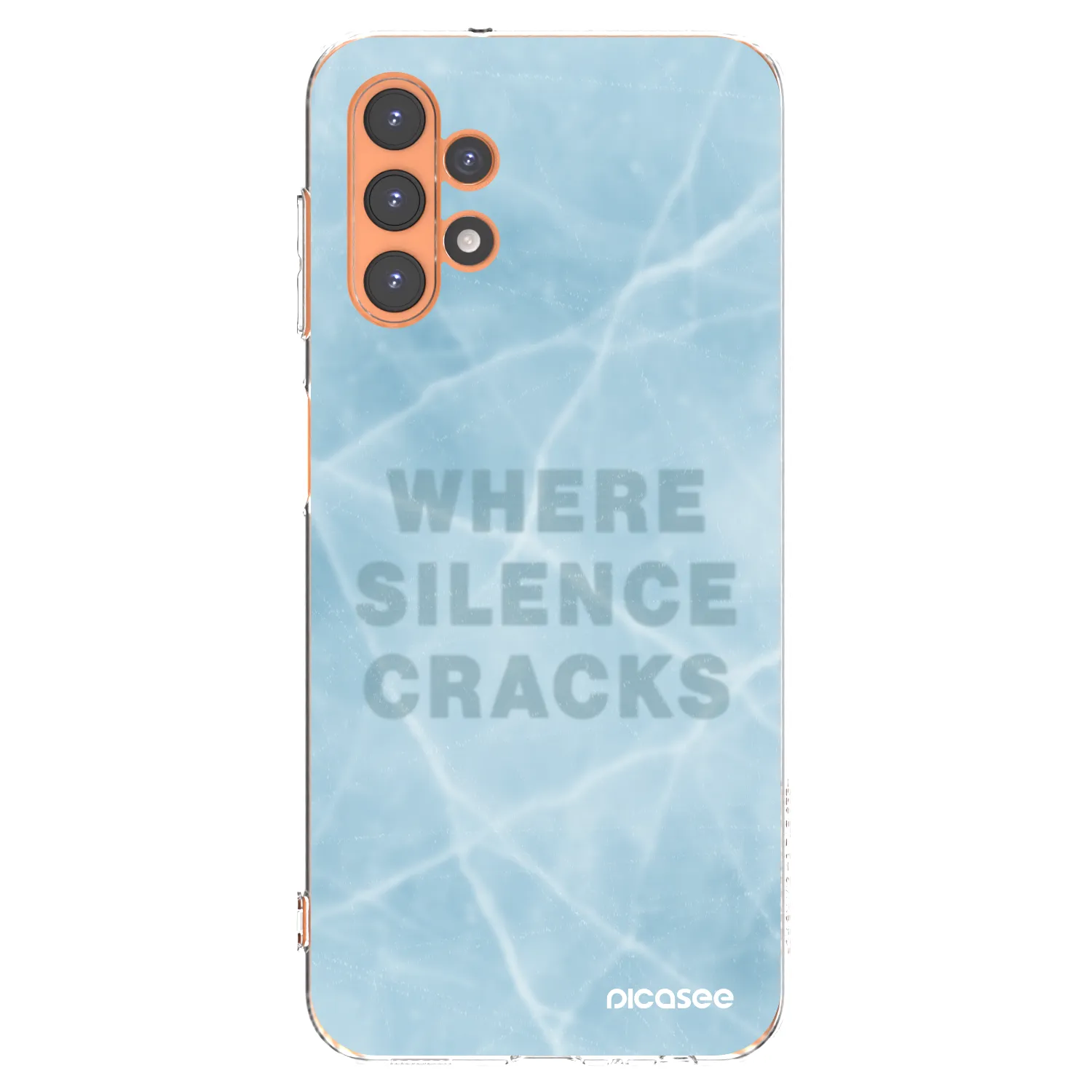 Picasee Samsung Galaxy A13 4G A135 Hülle - Transparentes Silikon - SILENCE
