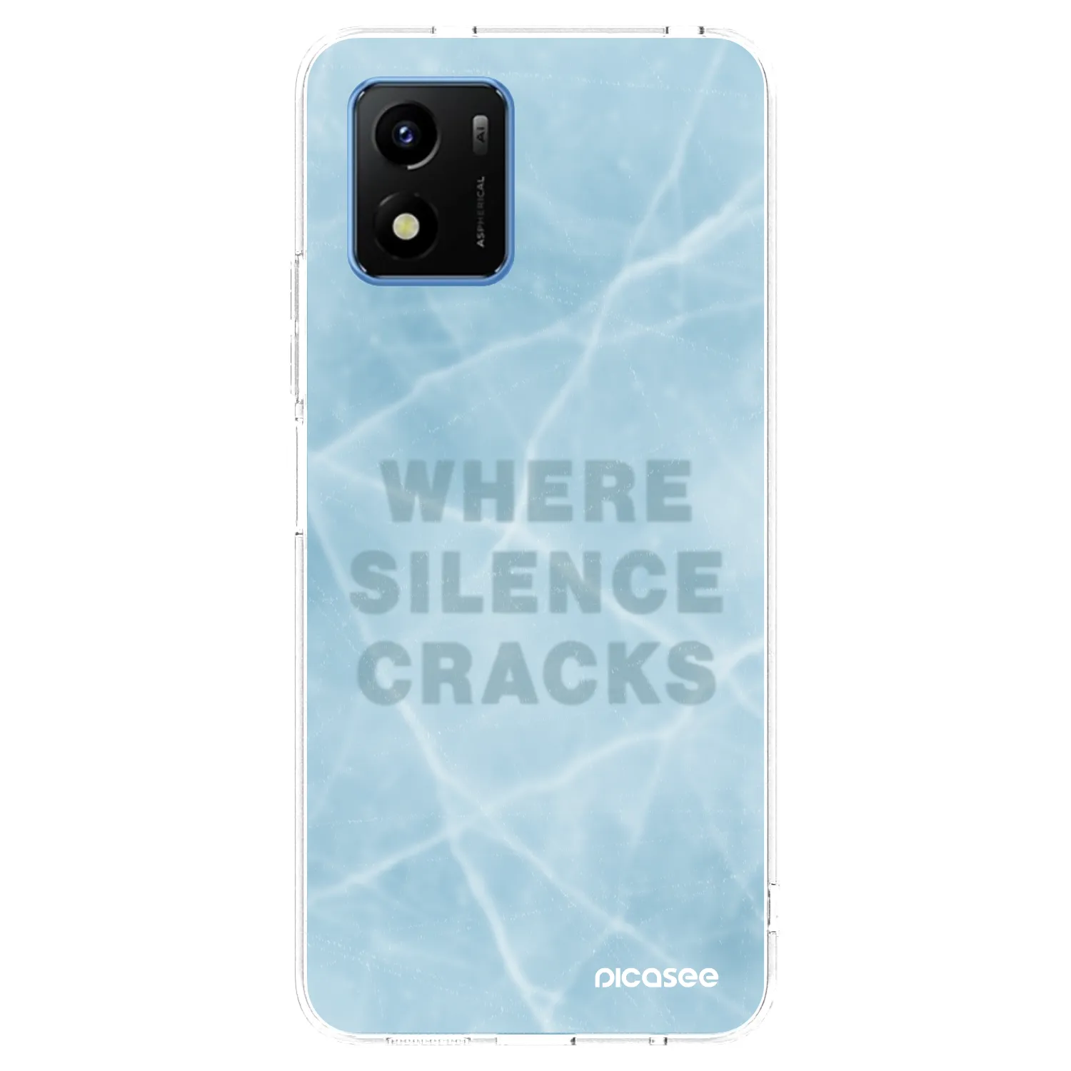 Picasee Vivo Y01 Hülle - Transparentes Silikon - SILENCE