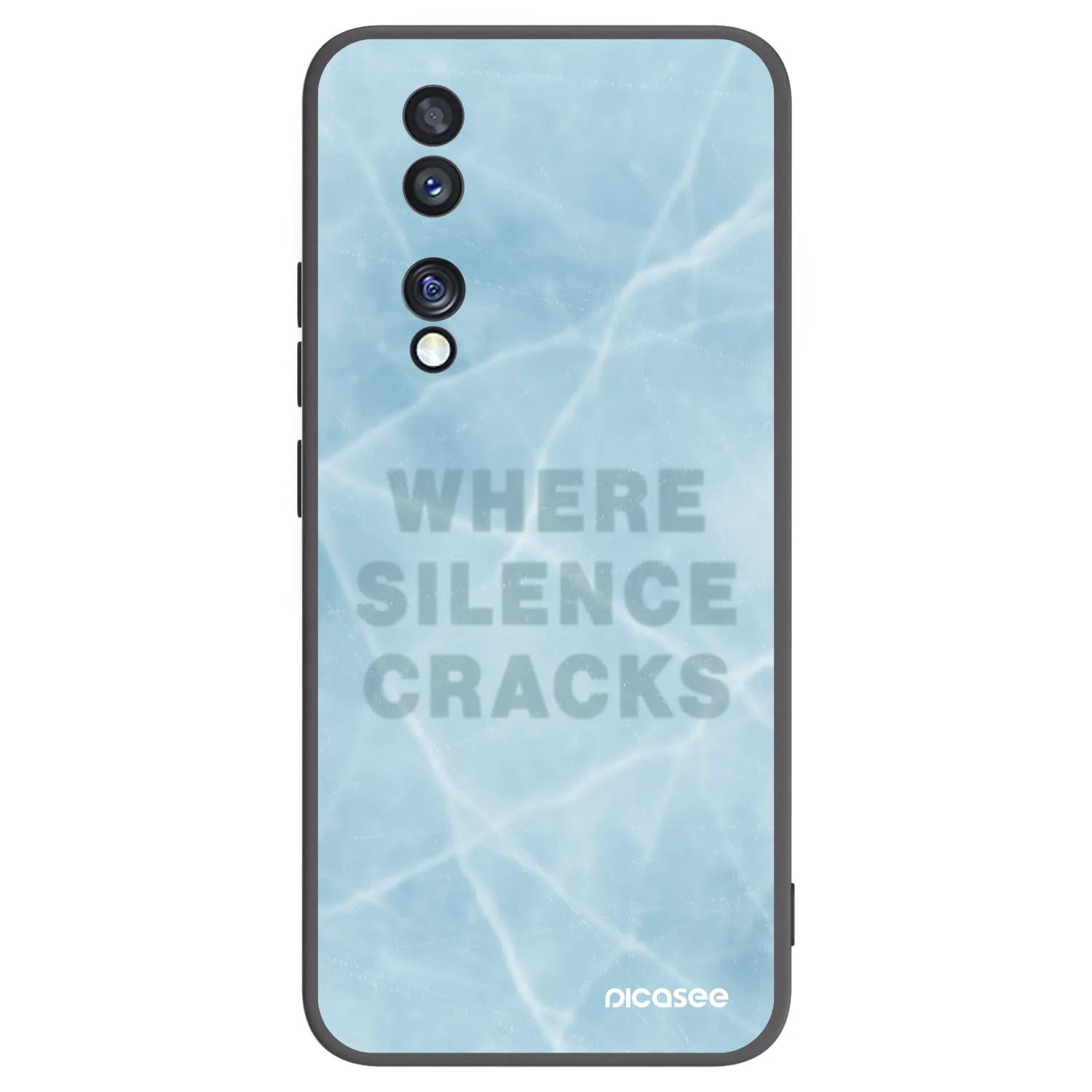 Picasee Honor 70 Hülle - Schwarzes Silikon - SILENCE