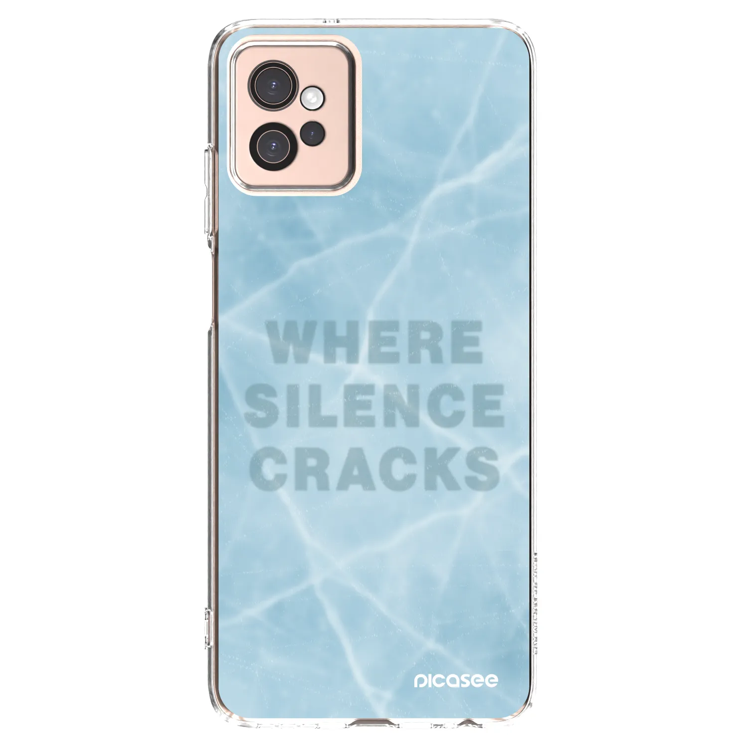 Picasee Motorola Moto G32 Hülle - Transparentes Silikon - SILENCE