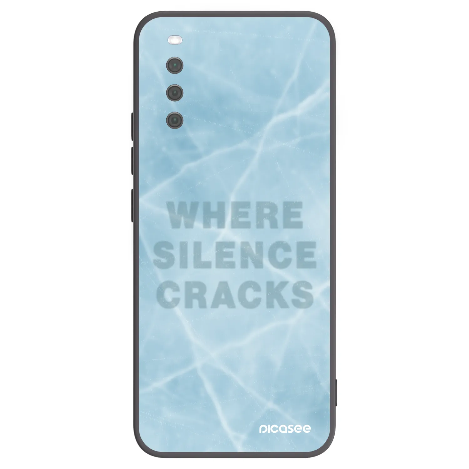 Picasee Sony Xperia 10 III Hülle - Schwarzes Silikon - SILENCE