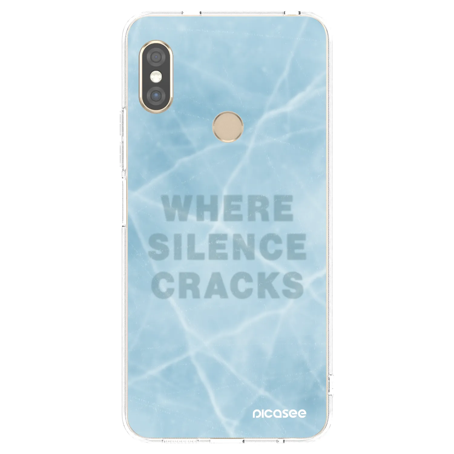Picasee Xiaomi Redmi Note 5 Global Hülle - Transparentes Silikon - SILENCE