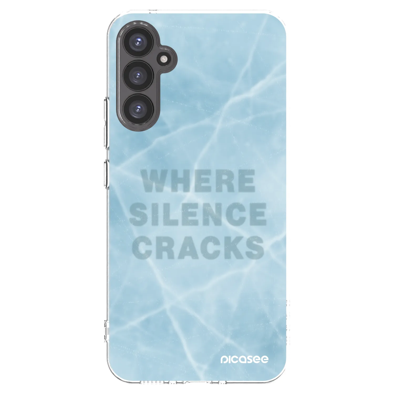 Picasee Samsung Galaxy A34 5G A346B Hülle - Transparentes Silikon - SILENCE