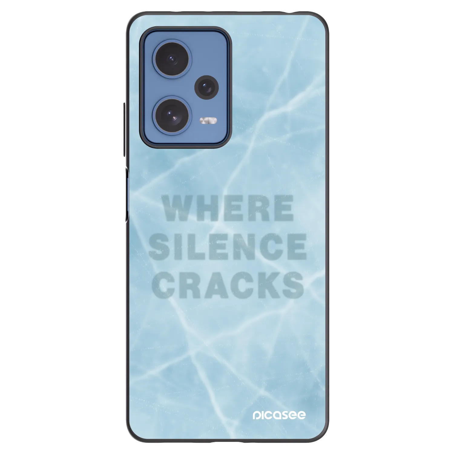Picasee Xiaomi Redmi Note 12 Pro 5G Hülle - Schwarzes Silikon - SILENCE