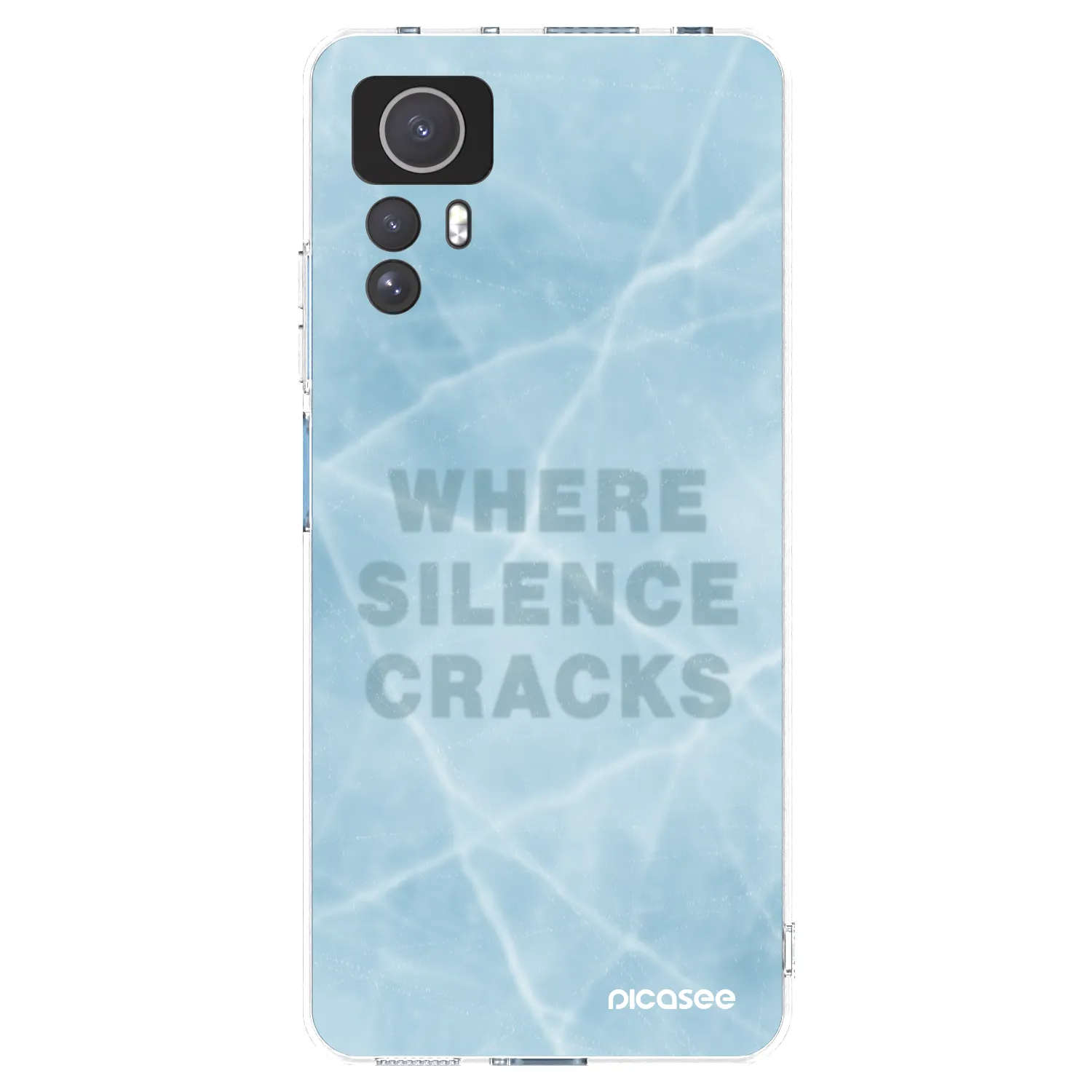 Picasee Xiaomi Redmi Note 12S Hülle - Transparentes Silikon - SILENCE