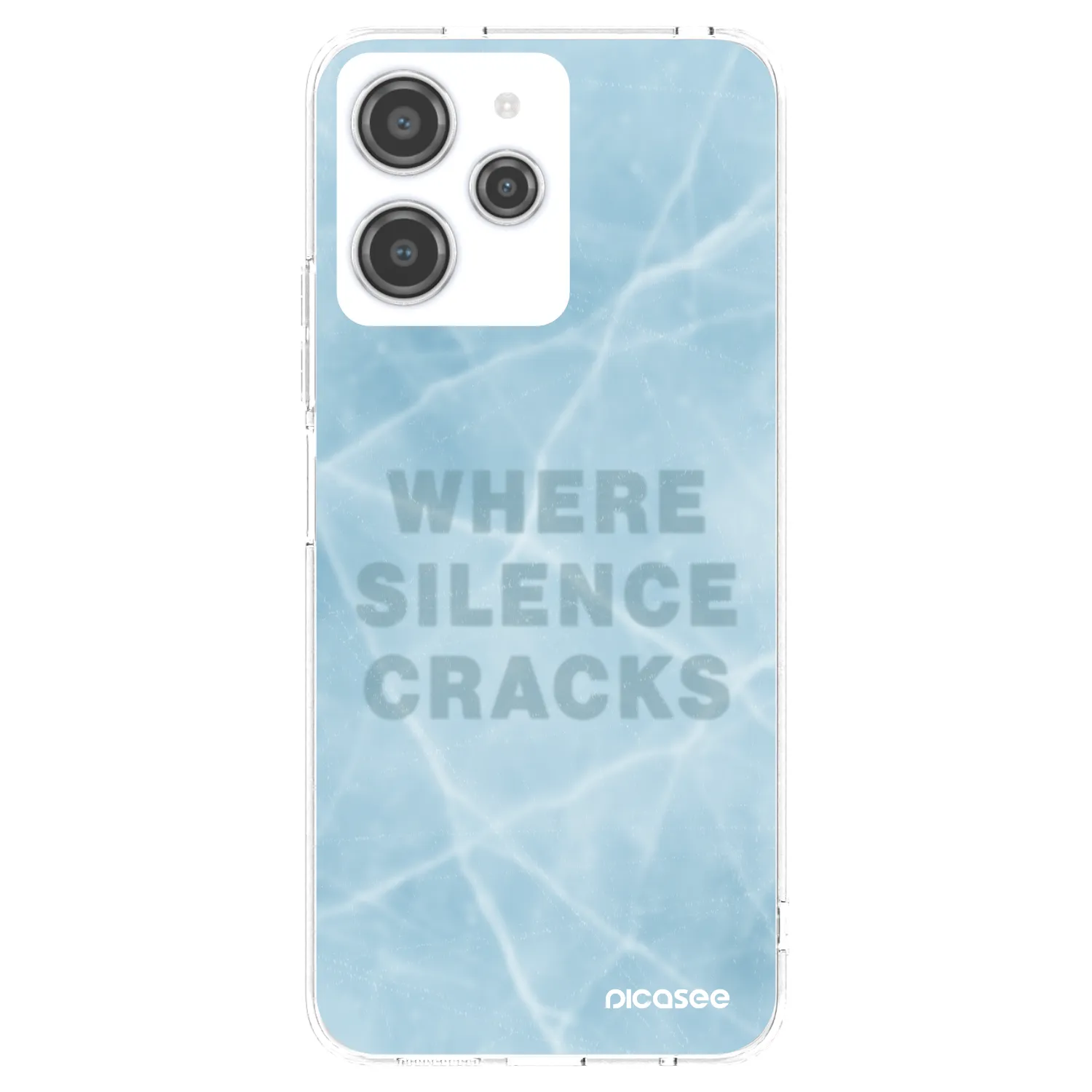 Picasee Xiaomi Redmi 12 4G Hülle - Transparentes Silikon - SILENCE