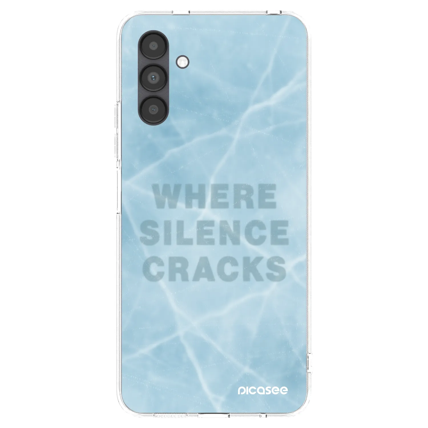 Picasee Samsung Galaxy A04s A047F Hülle - Transparentes Silikon - SILENCE
