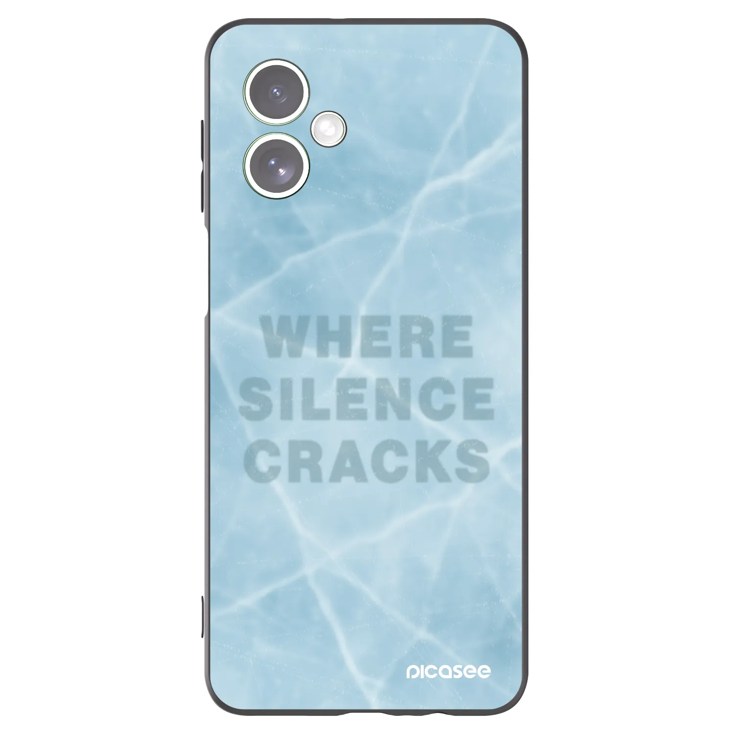 Picasee Motorola Moto G54 5G Hülle - Schwarzes Silikon - SILENCE