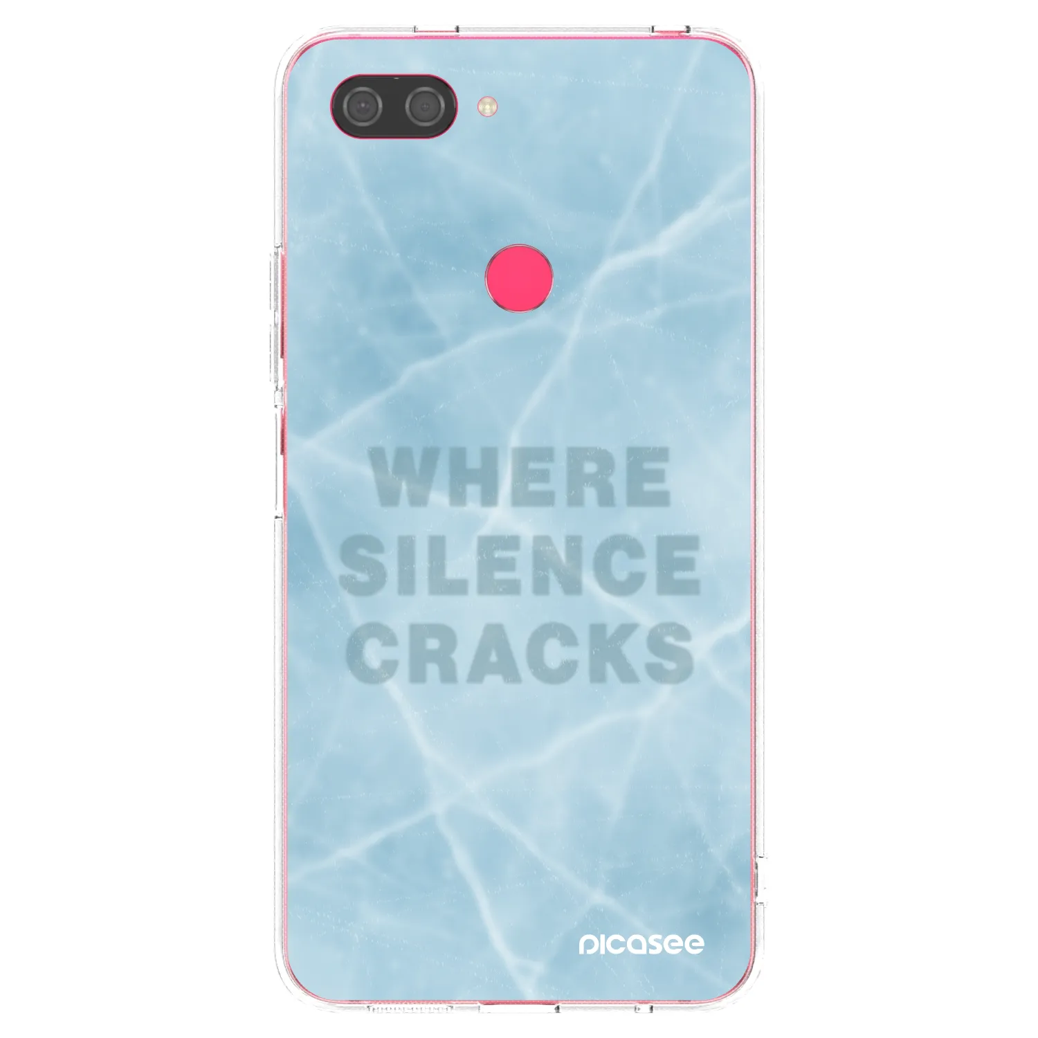 Picasee Xiaomi Mi 8 Lite Hülle - Transparentes Silikon - SILENCE