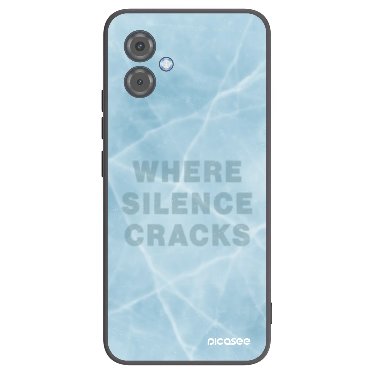 Picasee Motorola Moto G14 Hülle - Schwarzes Silikon - SILENCE