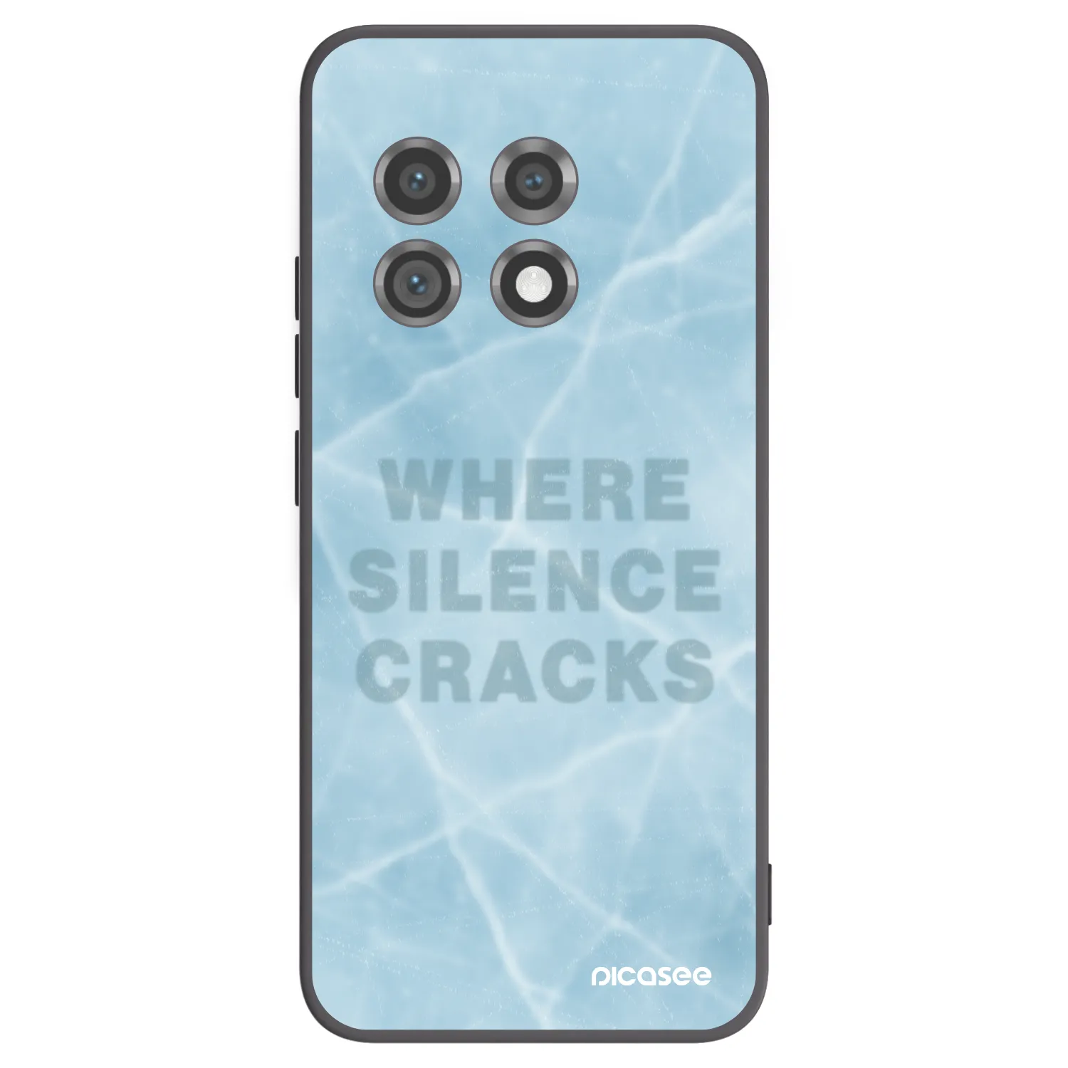 Picasee OnePlus 11 5G Hülle - Schwarzes Silikon - SILENCE