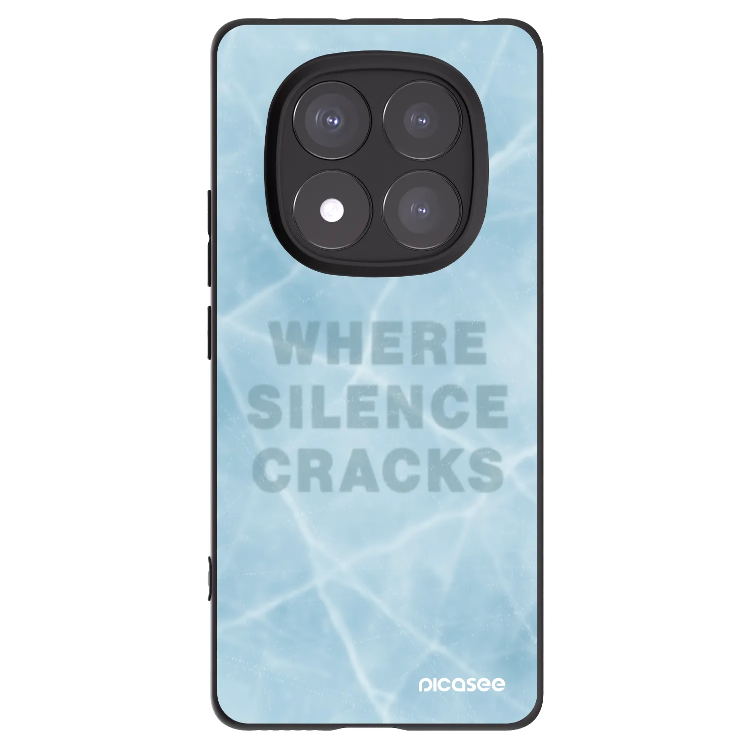Picasee Xiaomi Redmi Note 14 Pro+ 5G Hülle - Schwarzes Silikon - SILENCE