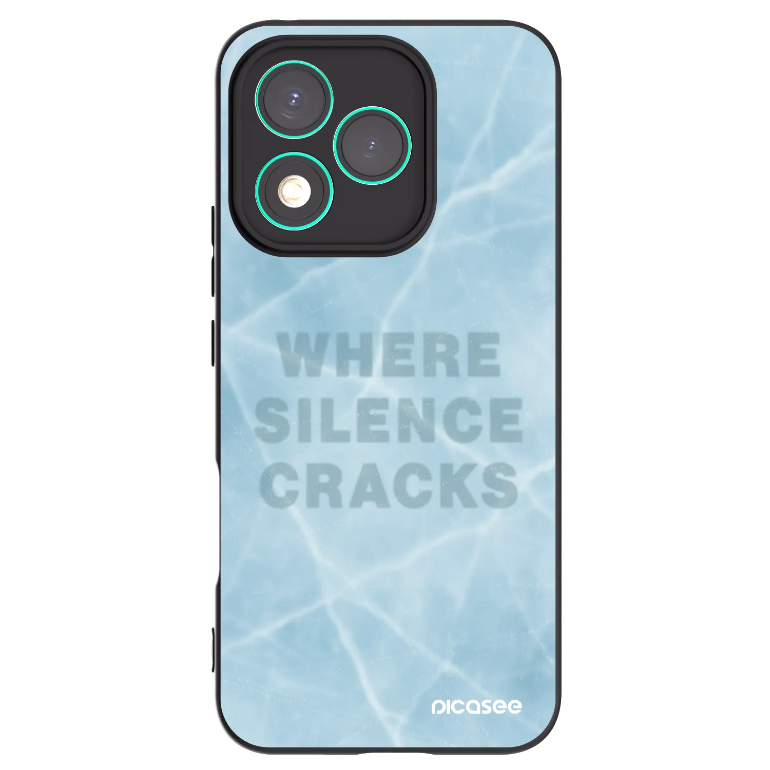 Picasee Honor 400 Lite 5G Hülle - Schwarzes Silikon - SILENCE