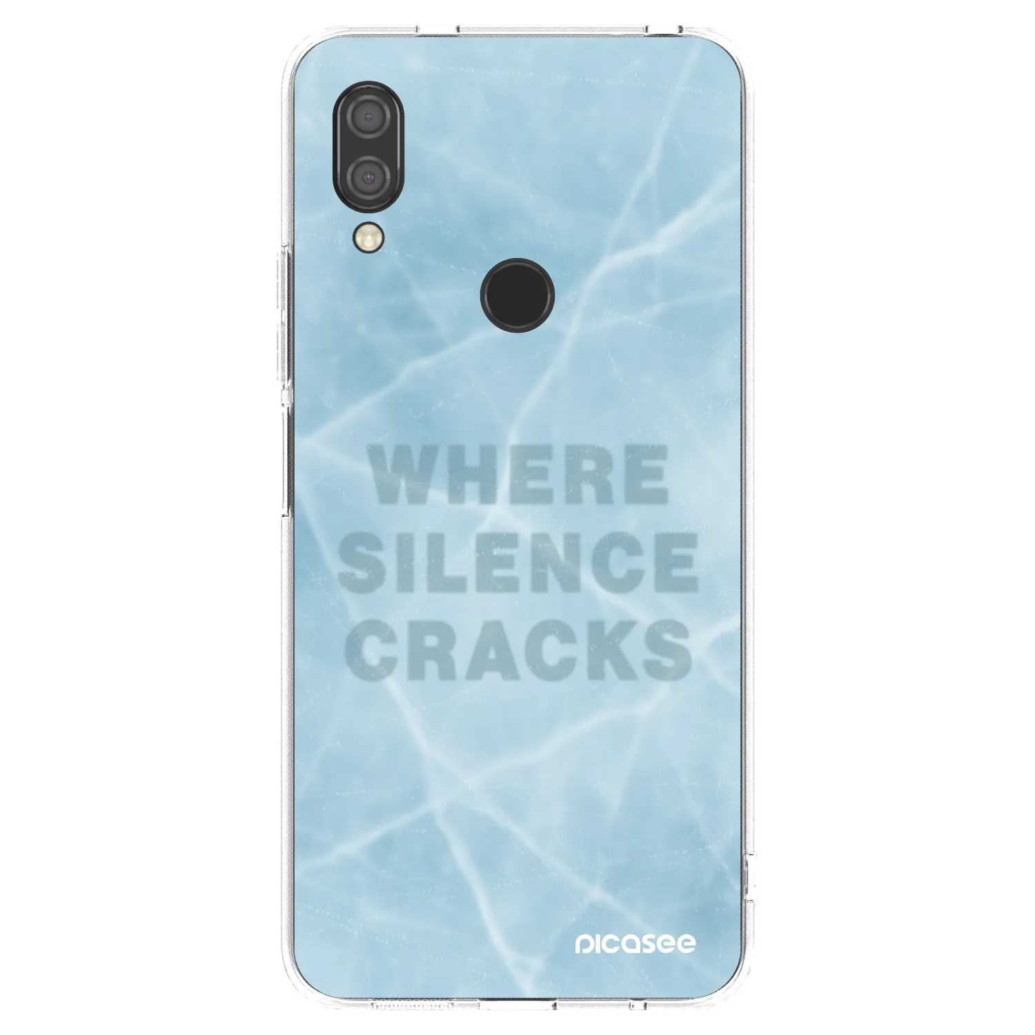 Picasee Xiaomi Redmi 7 Hülle - Transparentes Silikon - SILENCE