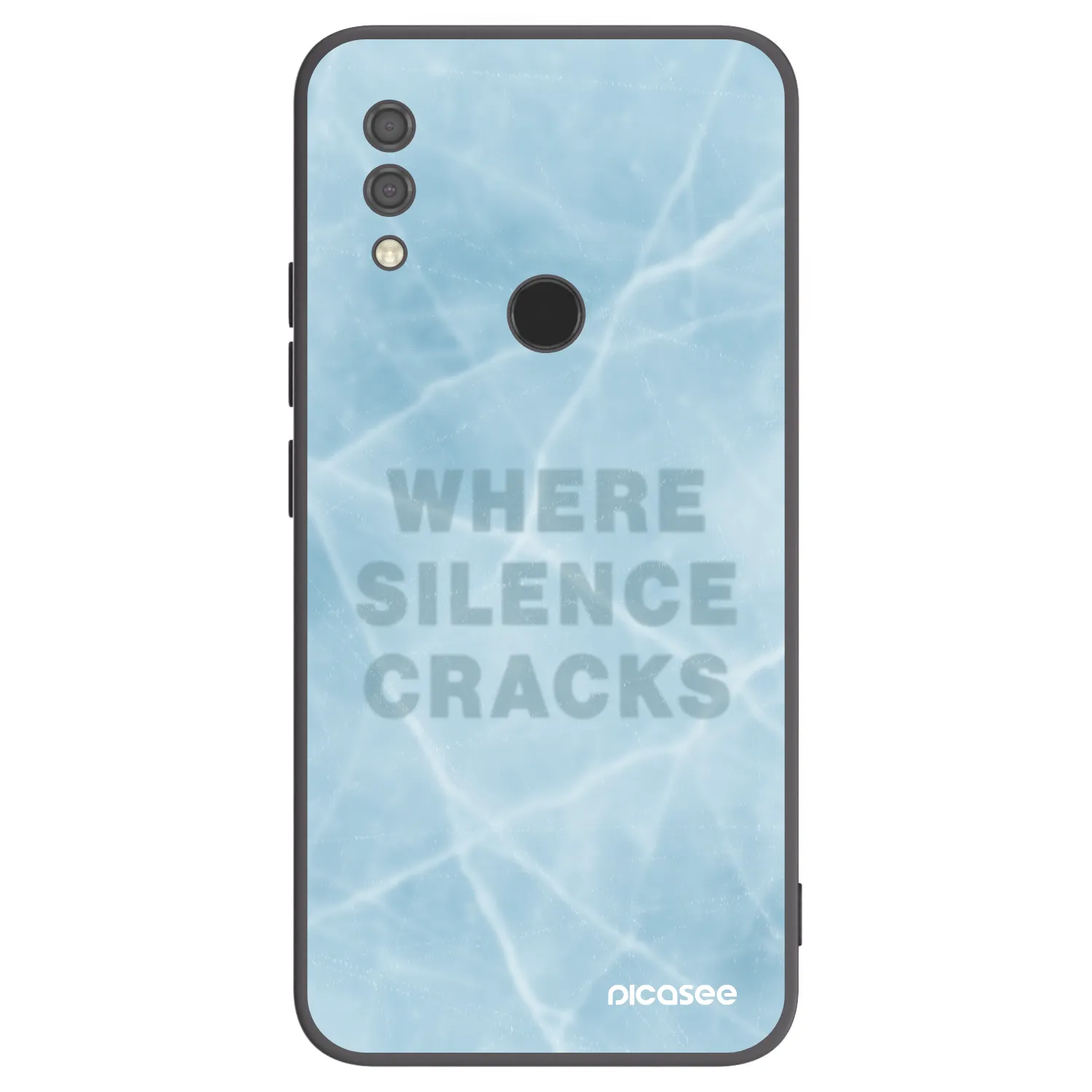 Picasee Xiaomi Redmi 7 Hülle - Schwarzes Silikon - SILENCE