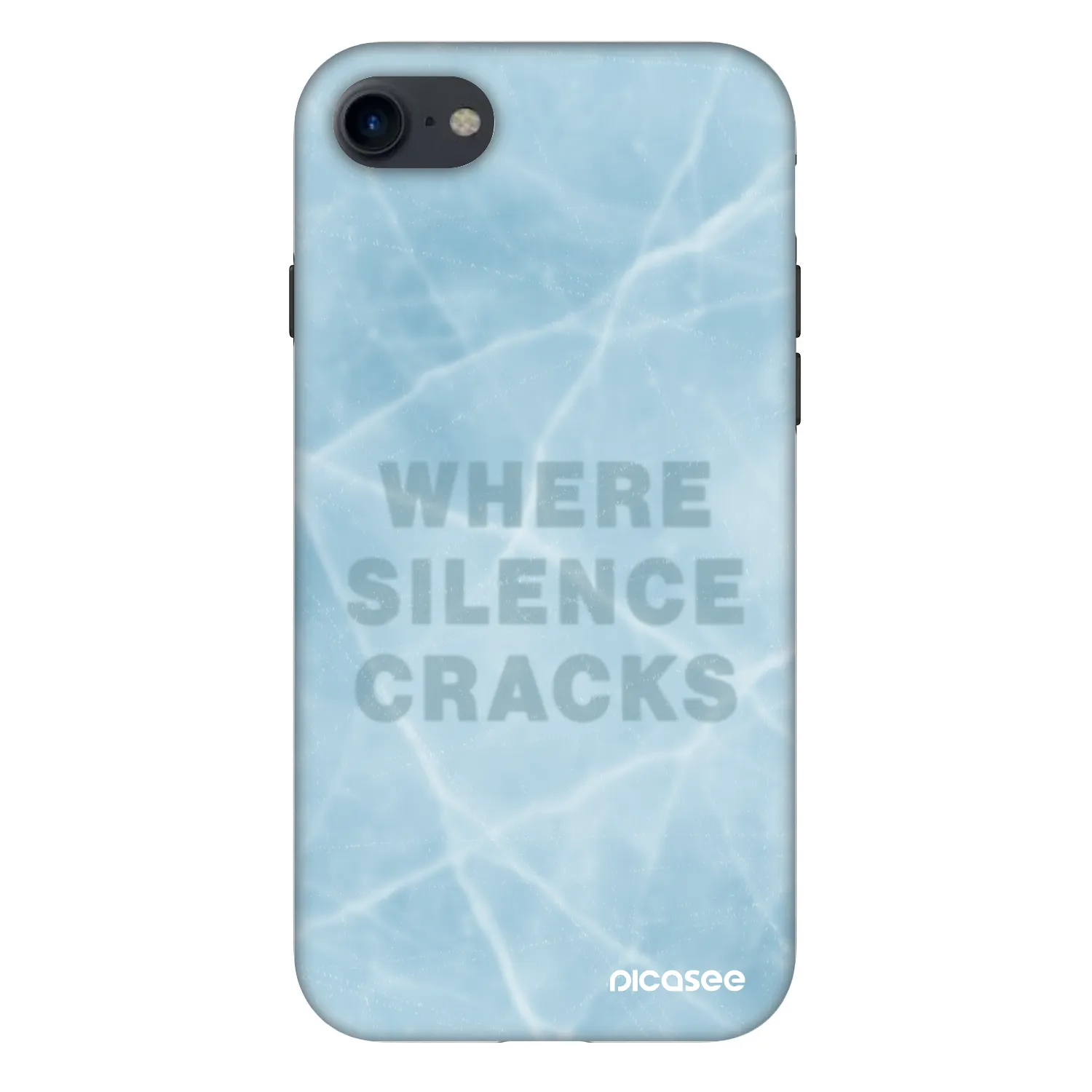 Picasee Fashion Case für Apple iPhone SE 2020 - SILENCE