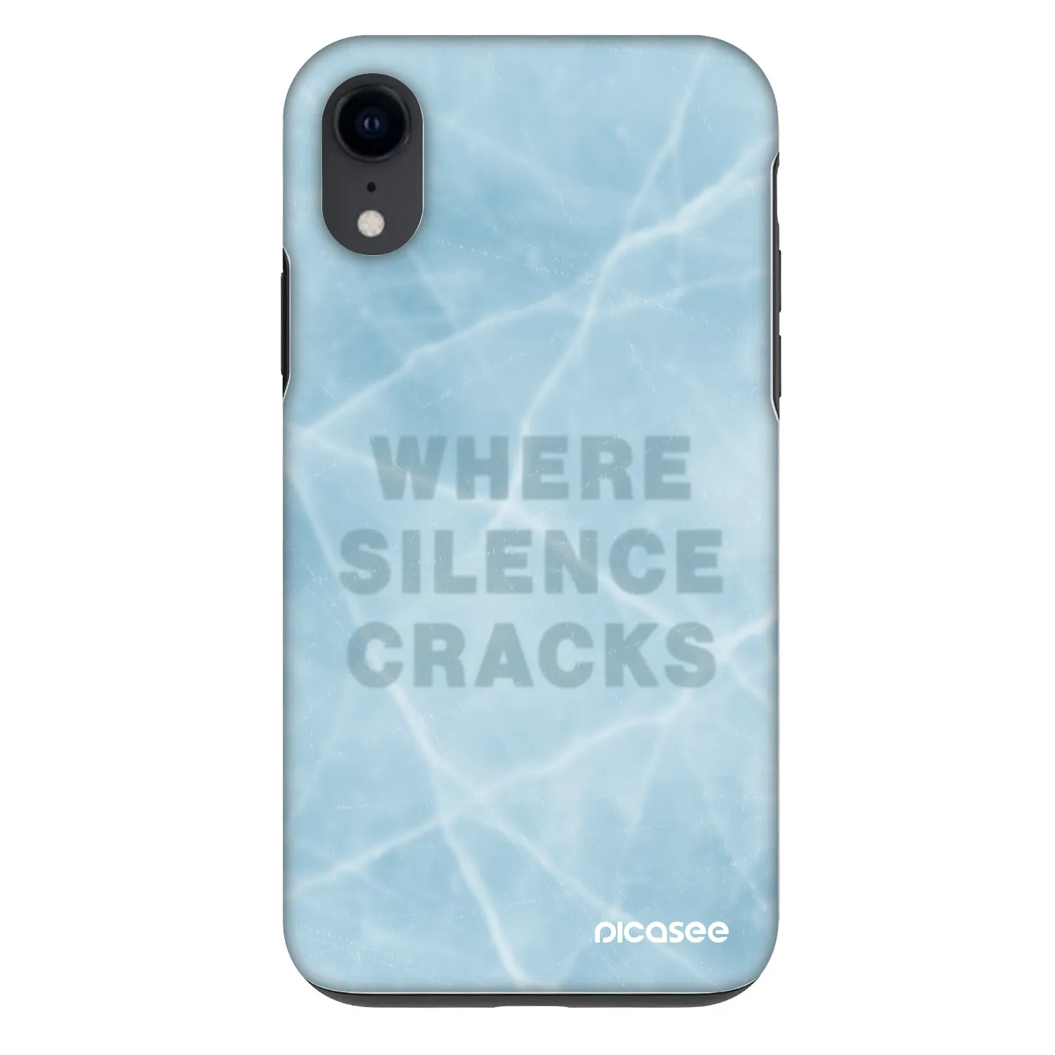 Picasee Fashion Case für Apple iPhone XR - SILENCE