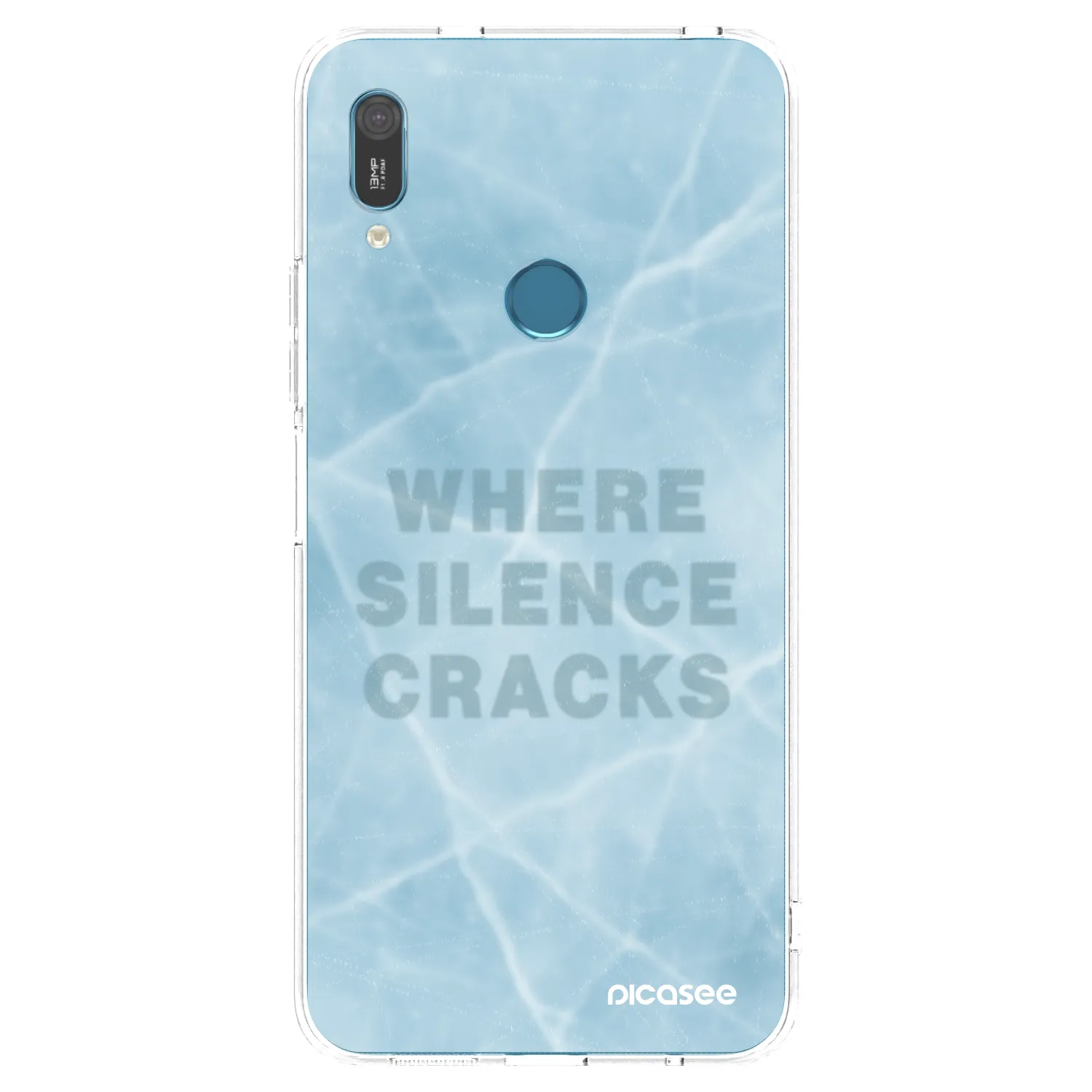 Picasee Huawei Y6 2019 Hülle - Transparentes Silikon - SILENCE