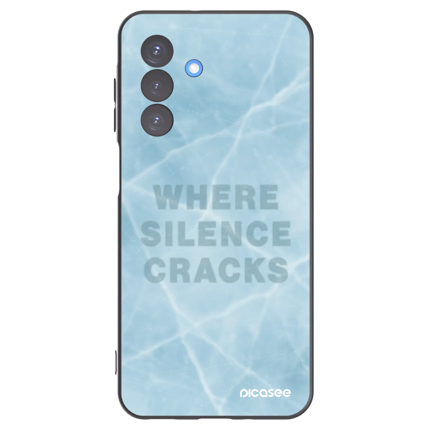 Picasee Samsung Galaxy A17 5G Hülle - Schwarzes Silikon - SILENCE