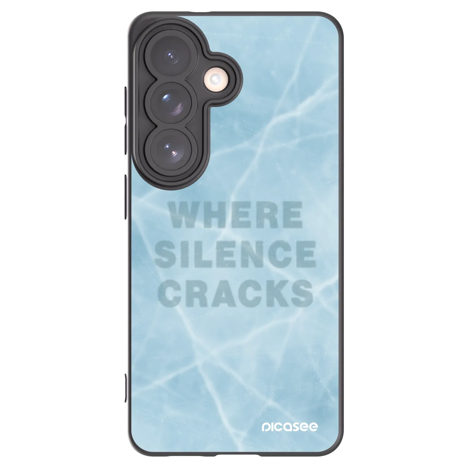 Picasee Samsung Galaxy S26 Hülle - Schwarzes Silikon - SILENCE