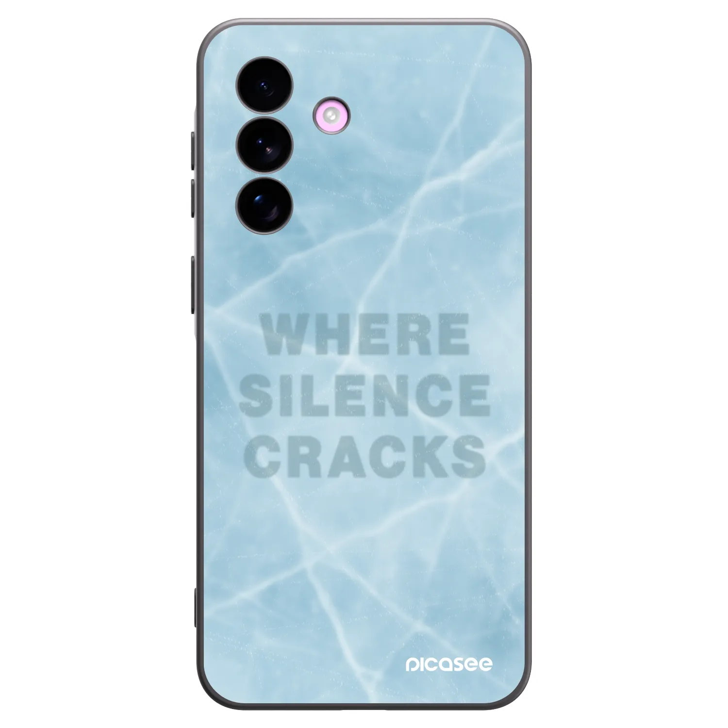 Picasee Samsung Galaxy A57 5G Hülle - Schwarzes Silikon - SILENCE