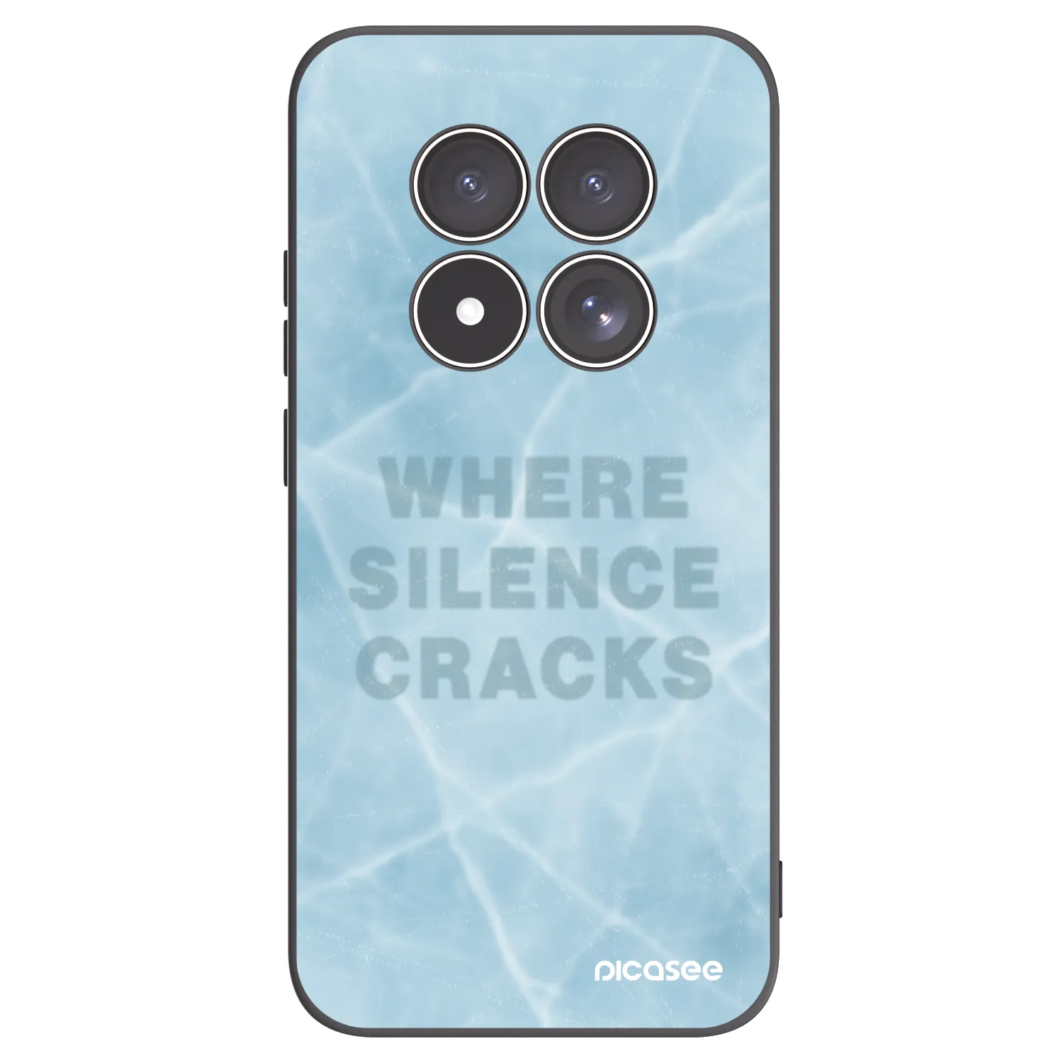 Picasee Xiaomi Redmi Note 15 Pro 5G Hülle - Schwarzes Silikon - SILENCE