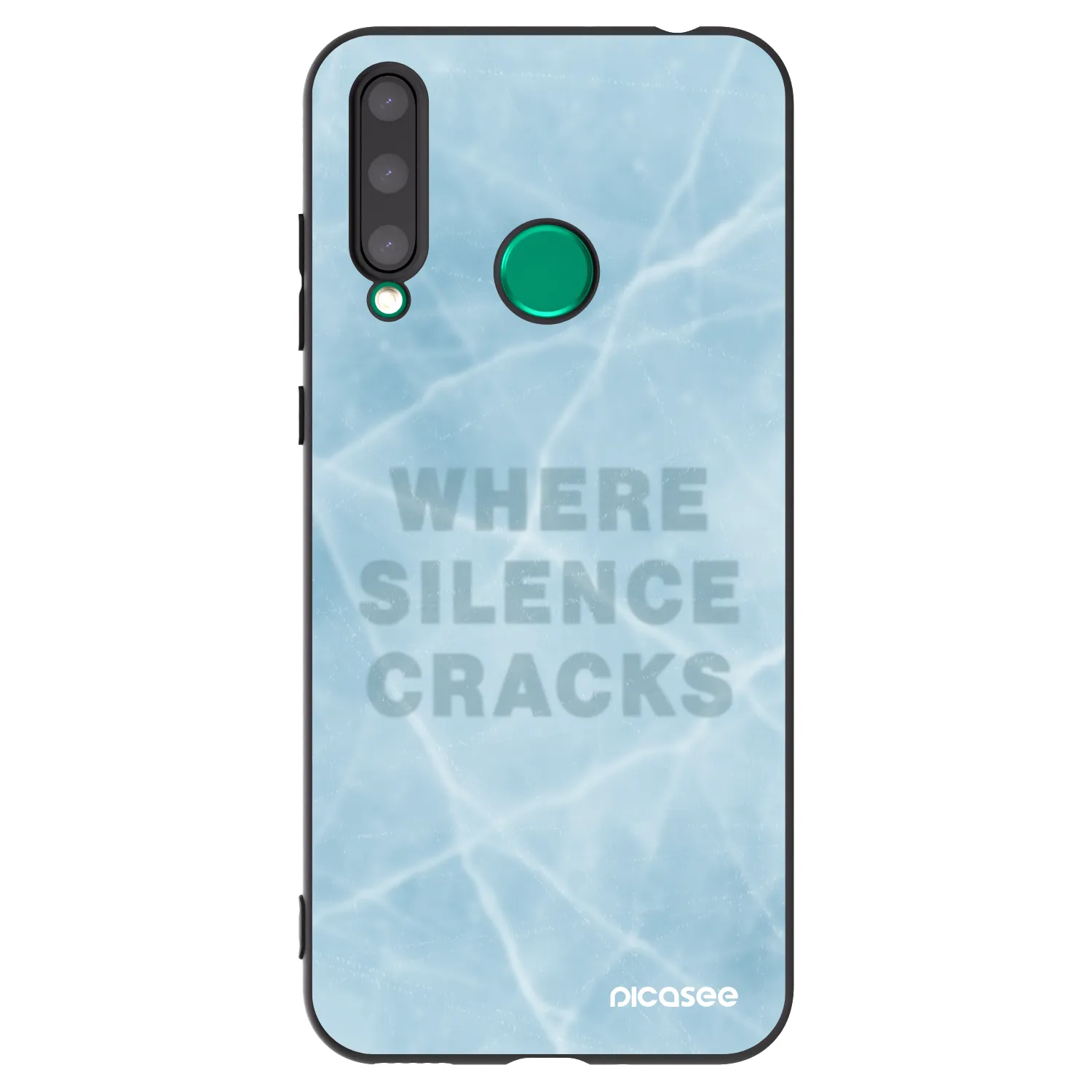 Picasee Honor 20 Lite Hülle - Schwarzes Silikon - SILENCE