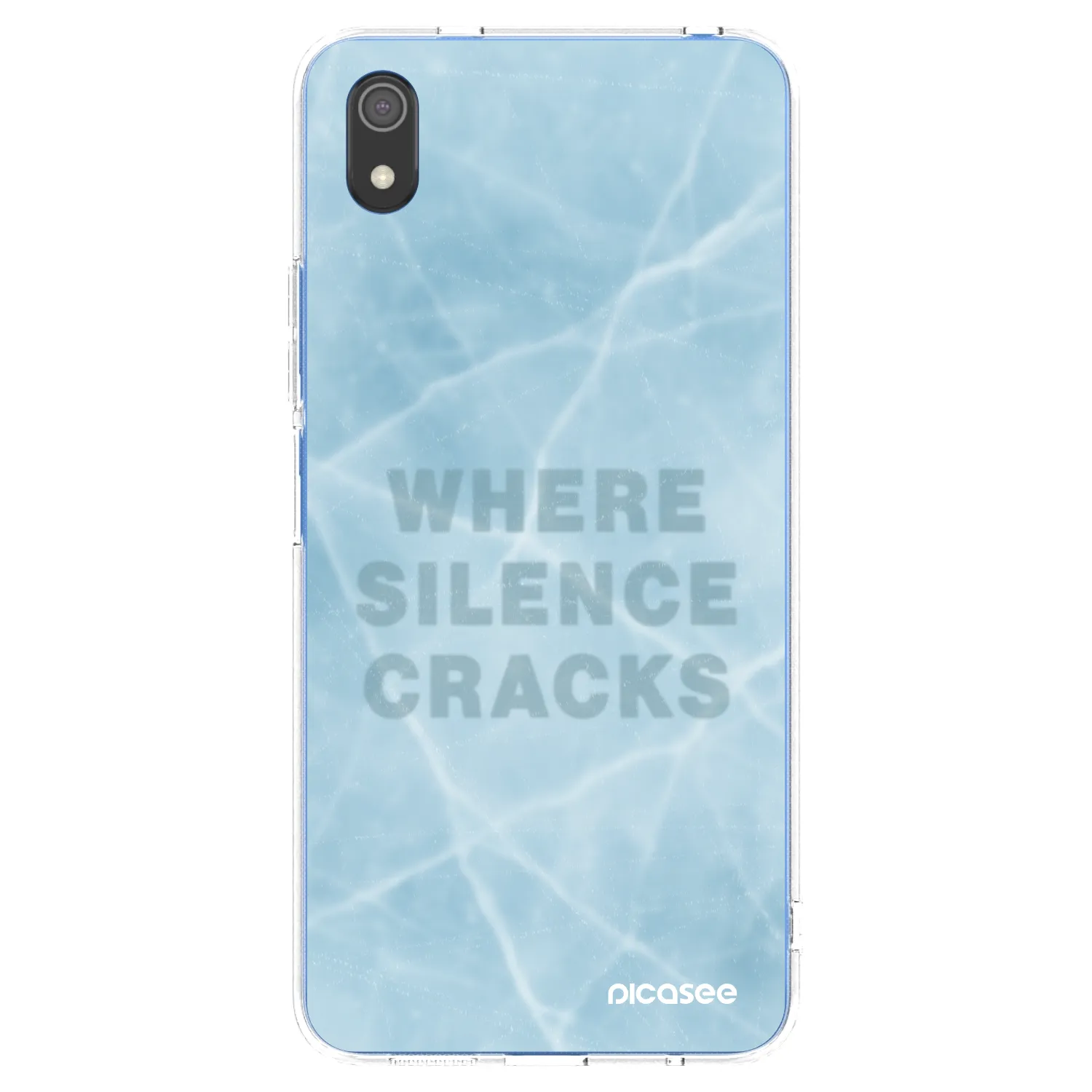 Picasee Xiaomi Redmi 7A Hülle - Transparentes Silikon - SILENCE