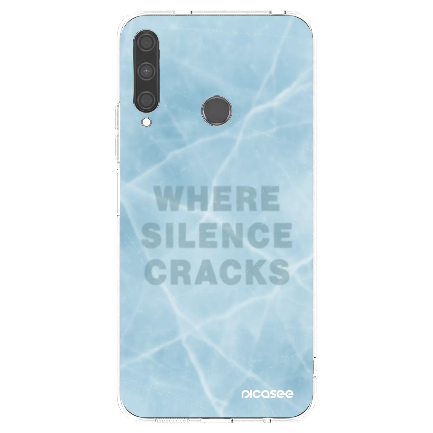 Picasee Huawei P40 Lite E Hülle - Transparentes Silikon - SILENCE