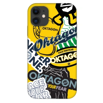 Hülle für Apple iPhone 11 - OKTAGON - Logo Archive