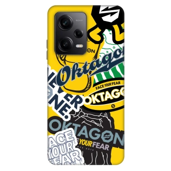 Hülle für Xiaomi Redmi Note 12 Pro+ 5G - OKTAGON - Logo Archive