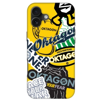 Hülle für Apple iPhone 16 Plus - OKTAGON - Logo Archive
