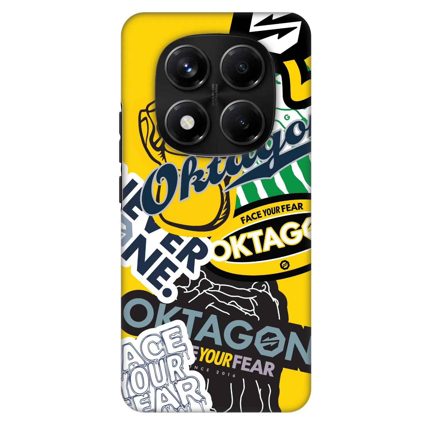 Picasee Fashion Case für Xiaomi Redmi Note 14 Pro+ 5G - OKTAGON - Logo Archive