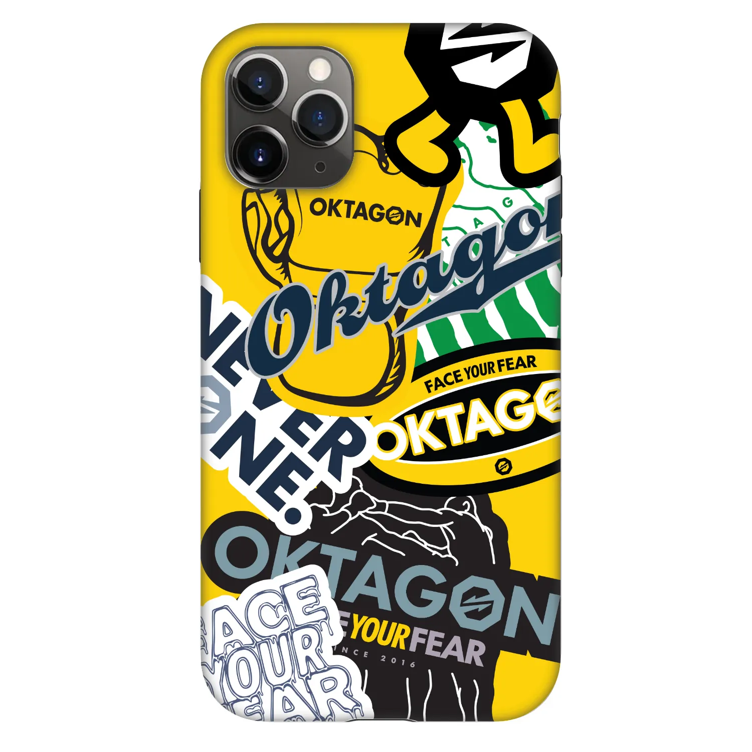 Picasee Fashion Case für Apple iPhone 11 Pro - OKTAGON - Logo Archive