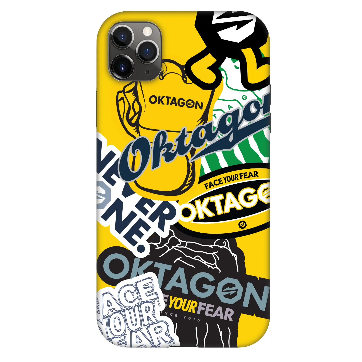 Picasee Fashion Case für Apple iPhone 11 Pro Max - OKTAGON - Logo Archive