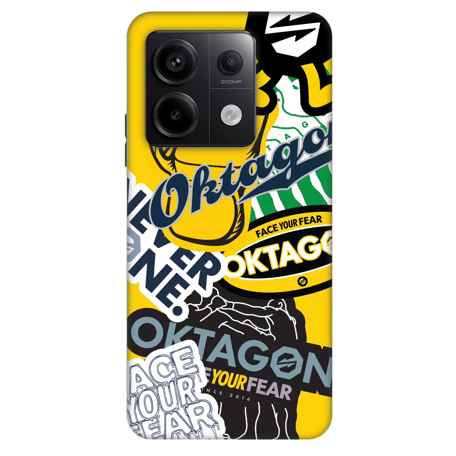 Picasee Fashion Case für Xiaomi Redmi Note 13 Pro 5G - OKTAGON - Logo Archive