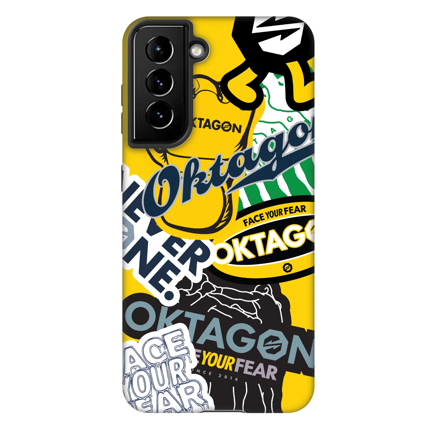 Picasee Fashion Case für Samsung Galaxy S22 5G - OKTAGON - Logo Archive