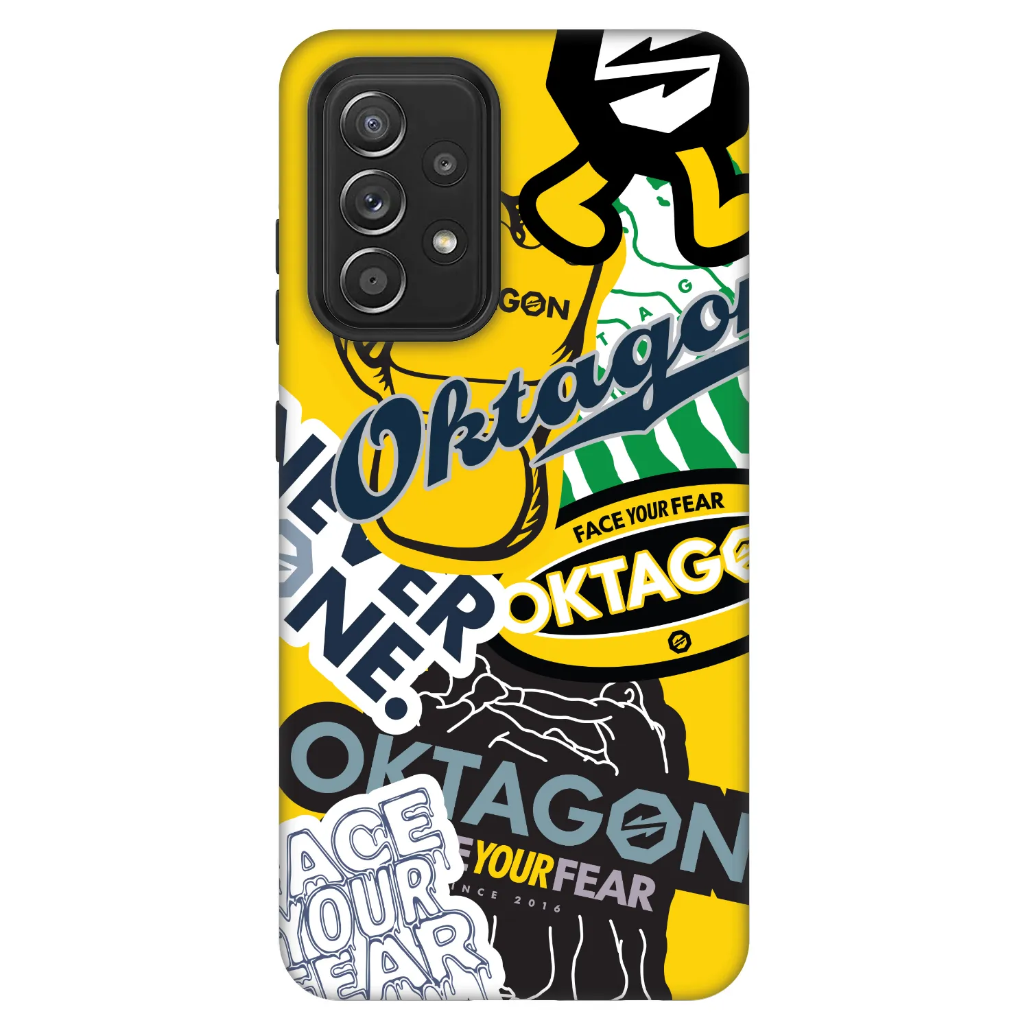 Picasee Fashion Case für Samsung Galaxy A52s 5G A528B - OKTAGON - Logo Archive