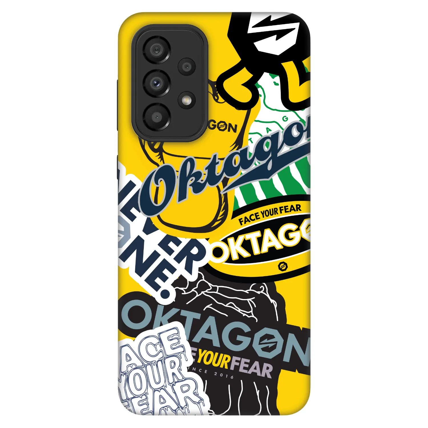 Picasee Fashion Case für Samsung Galaxy A33 5G A336 - OKTAGON - Logo Archive