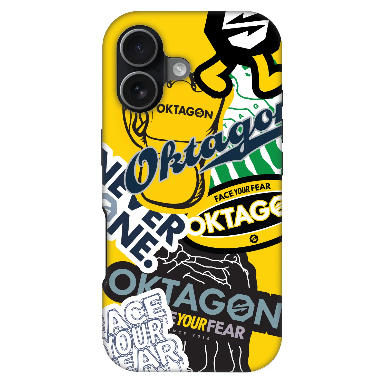 Picasee Fashion Case MagSafe für Apple iPhone 17 - OKTAGON - Logo Archive