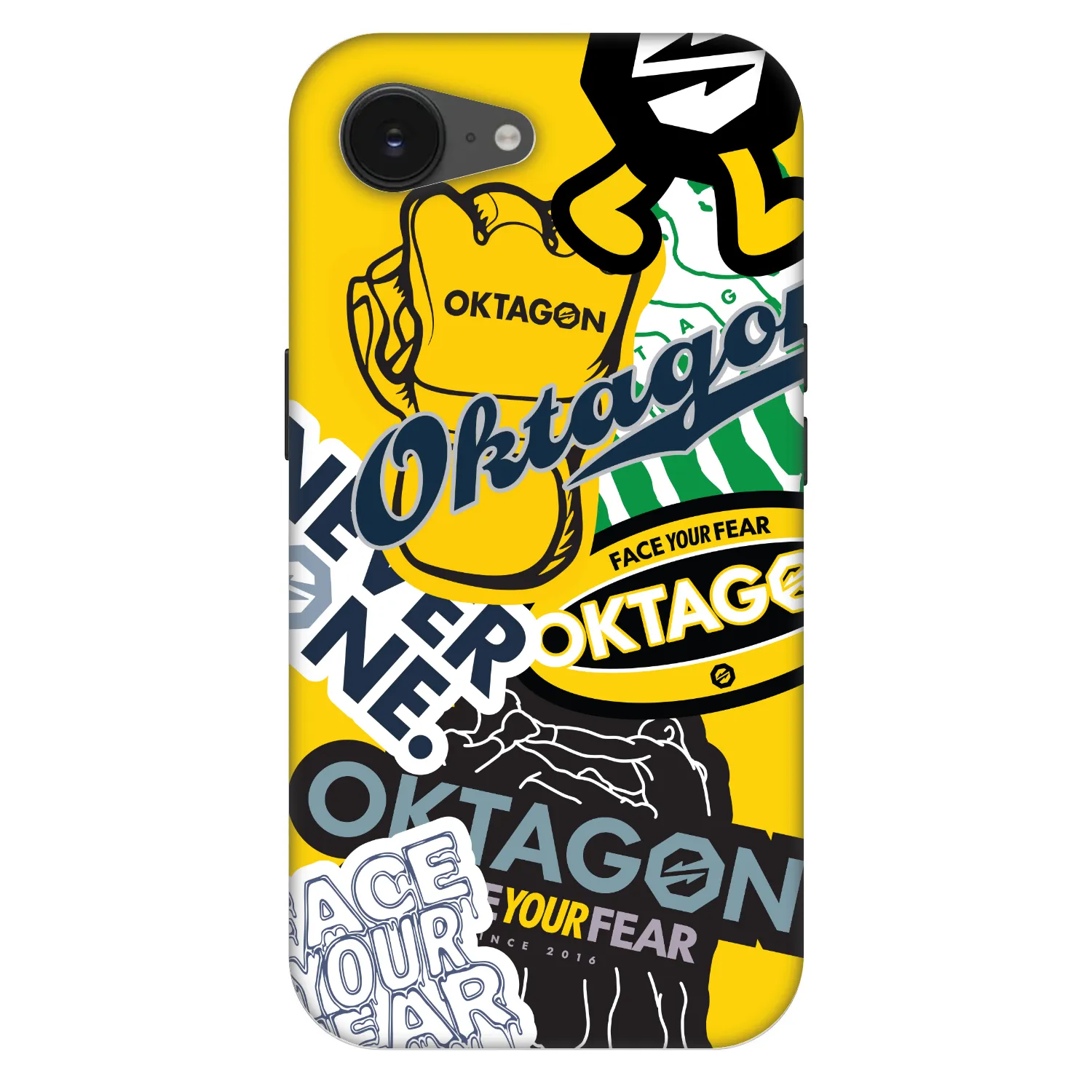 Picasee Fashion Case MagSafe für Apple iPhone 17e - OKTAGON - Logo Archive