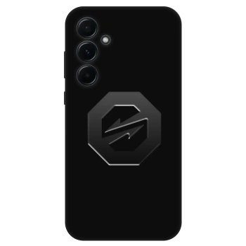 Hülle für Samsung Galaxy A55 5G A556B - OKTAGON - Stealth Logo