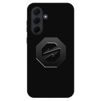 Hülle für Samsung Galaxy A35 5G A356B - OKTAGON - Stealth Logo